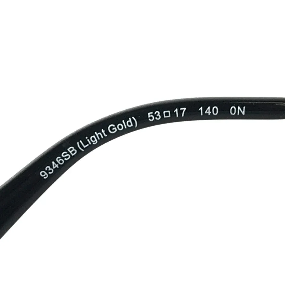 Coach Eyeglasses Frame HC5111 9346SB Light Gold Black Cat Eye Full Rim 53-17-140